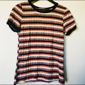 Cute Vintage Striped Tee
